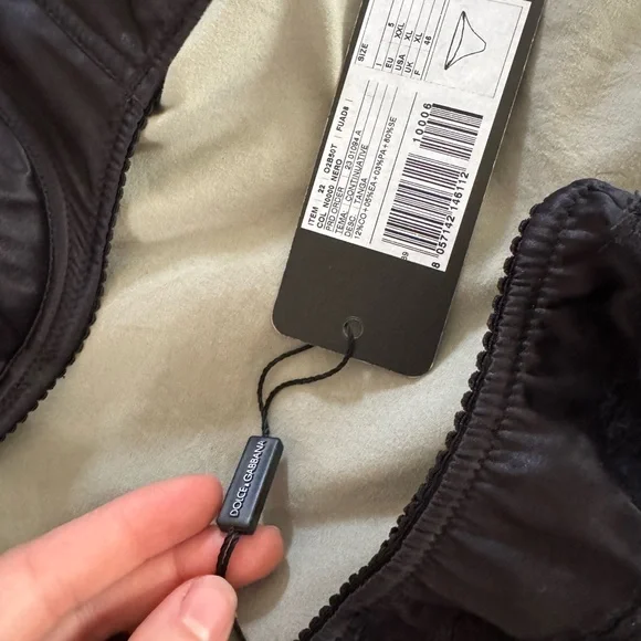 Dolce & Gabbana Black Lace Bra Set - Picture 3 of 7